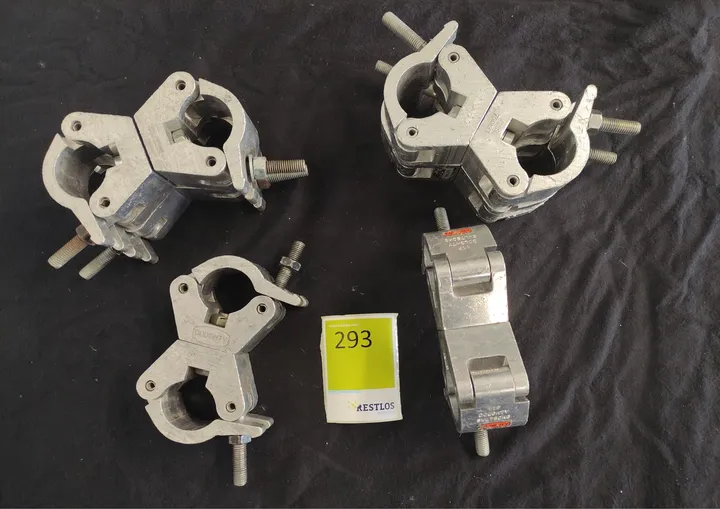 6x Doughty SWL 750kg Doppelschelle silber